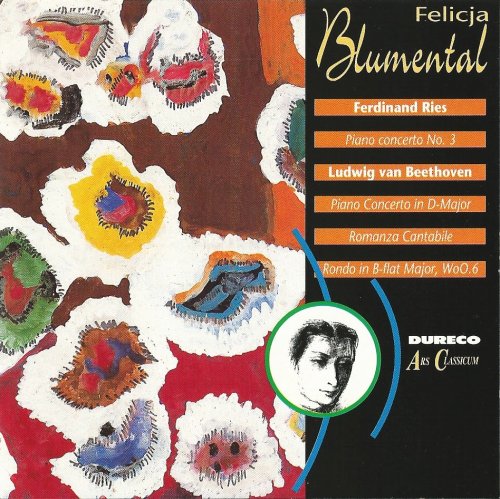 Felicja Blumental - Ries: Piano Concerto No. 3 / Beethoven: Piano Concerto in D, Romanza cantabile, Rondo (2014) CD-Rip