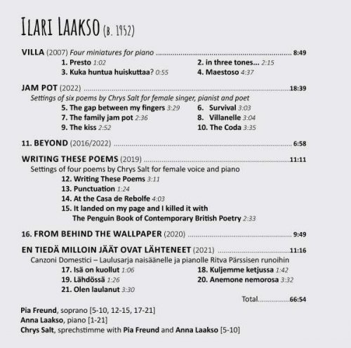 Pia Freund, Anna Laakso, Chrys Salt - Ilari Laasko: Jam Pot (2022) [Hi-Res]