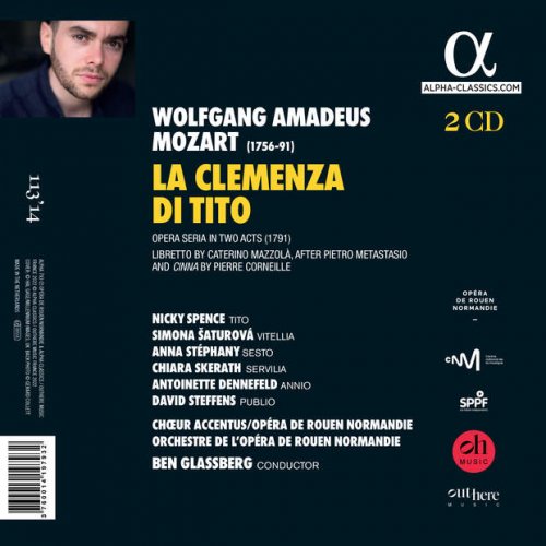 Orchestre de l'opéra de Rouen Normandie & Ben Glassberg - Mozart: La clemenza di Tito (2022) [Hi-Res]