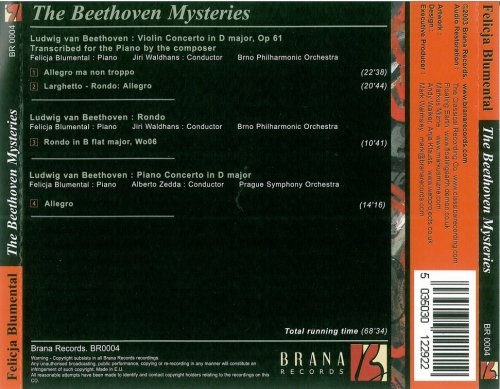 Felicja Blumental - The Beethoven Mysteries (2003)
