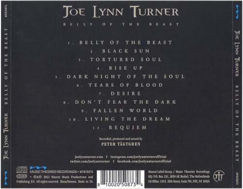Joe Lynn Turner - Belly Of The Beast (2022)