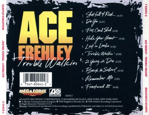 Ace Frehley - Trouble Walkin' (1989) CD-Rip