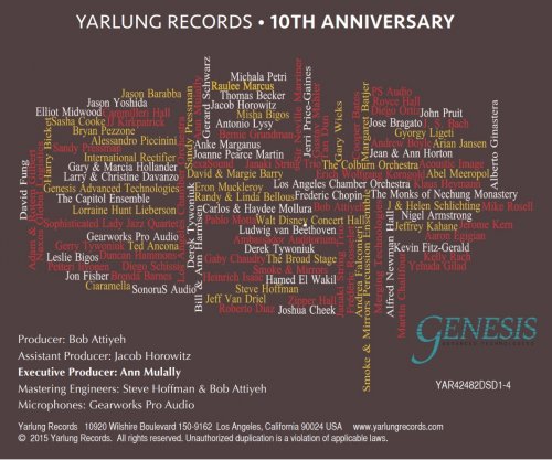 Neville Marriner, Jeffrey Kahane, Gerard Schwarz, Pablo Motta, Yehuda Gilad - Yarlung Records: 10th Anniversary Vol.1~4 (2015) [DSD256]