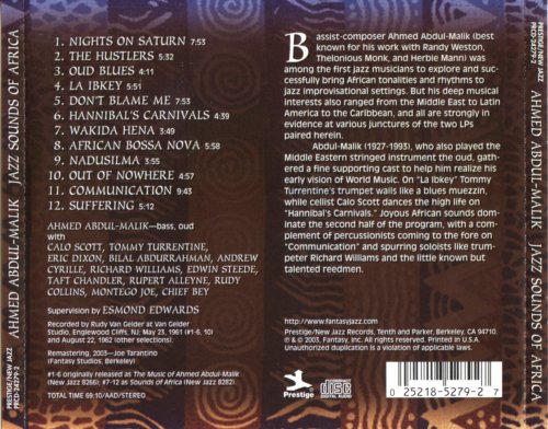 Ahmed Abdul-Malik - Jazz Sounds of Africa (1962) [2003]