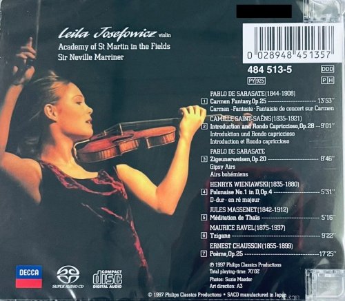 Leila Josefowicz, Neville Marriner - Bohemian Rhapsodies (1997) [2022 SACD]