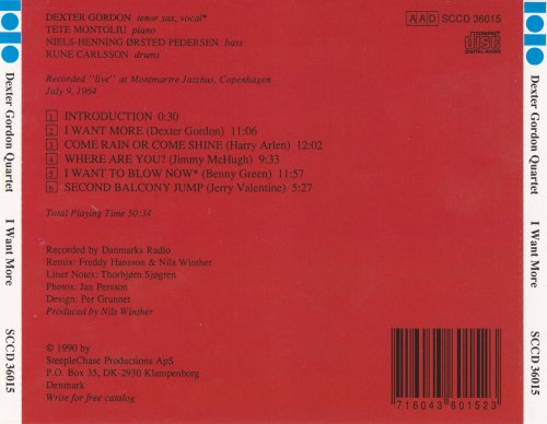 Dexter Gordon - I Want More (1964) [1990]