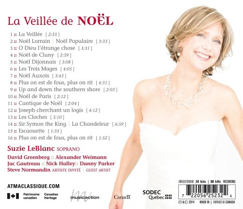 Alexander Weimann, Danny Parker, David Greenberg, Jac Gautreau, Nick Halley, Steve Normandin, Suzie LeBlanc - La Veillée de Noël (2014) [Hi-Res]