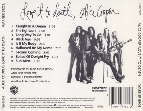 Alice Cooper - Love It To Death (1971) [1990]