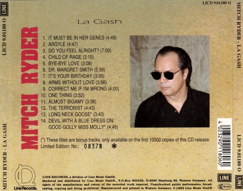 Mitch Ryder - La Gash (1992)