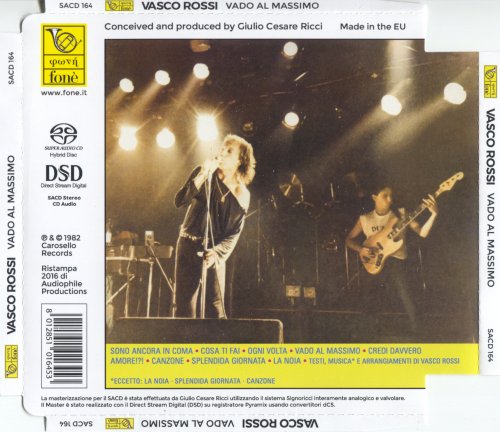 Vasco Rossi - Vado Al Massimo (1981) [2016 SACD Remaster]