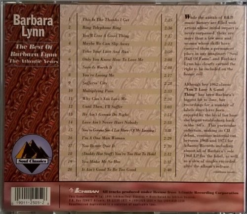 Barbara Lynn - The Best Of Barbara Lynn: The Atlantic Years (1994)