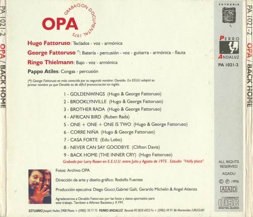 Opa - Back Home (1996)