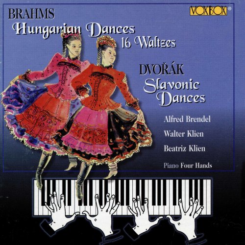 Alfred Brendel, Walter Klien, Beatriz Klien - Brahms: 21 Hungarian Dances & 16 Waltzes, Op. 39 - Dvořák: Slavonic Dances, Opp. 46 & 72 (1999)