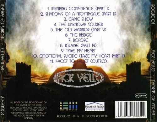 Jack Yello - Thorns Of Anger (2003)