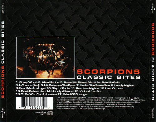Scorpions - Classic Bites (2002) CD-Rip