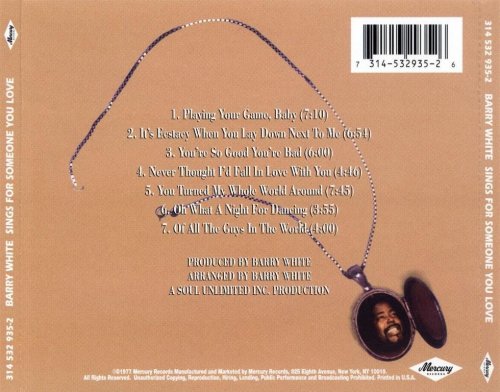 Barry White - Barry White Sings For Someone You Love (1977) [1996]