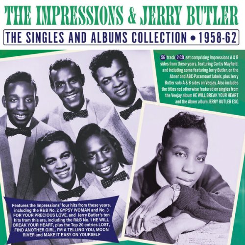 The Impressions & Jerry Butler - The Singles And Albums Collection 1958-62 (2023)