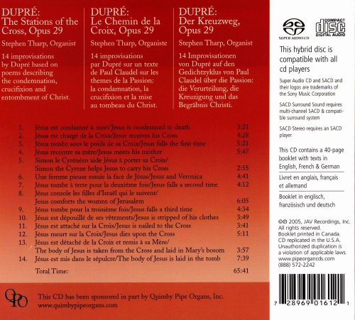 Stephen Tharp - Marcel Dupré: The Stations of the Cross, Op. 29 (2005) [SACD]