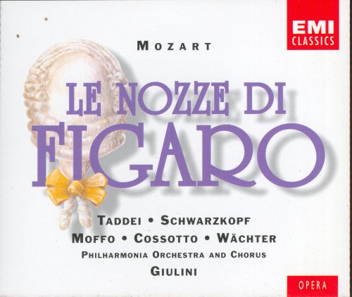 Giuseppe Taddei, Elisabeth Schwarzkopf, Anna Moffo, Fiorenza Cossotto, Carlo Maria Giulini - Mozart: Le Nozze di Figaro (1994)