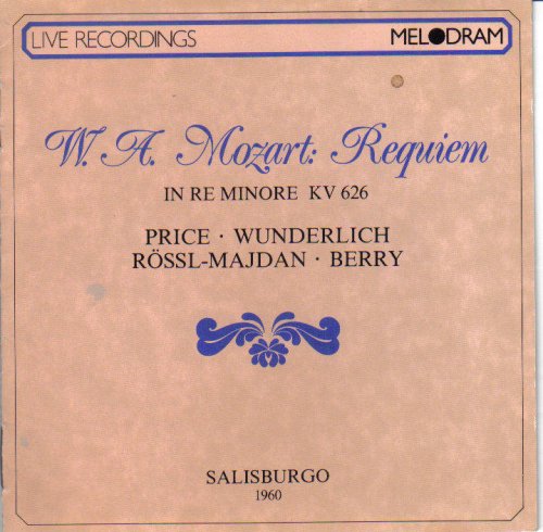 Leontyne Price, Fritz Wunderlich, Hildegard Rossel-Majdan, Walter Berry, Herbert von Karajan - Mozart: Requiem (1987)