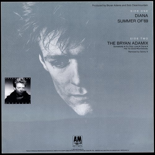 Bryan Adams - Diana (Canada 12") (1985)