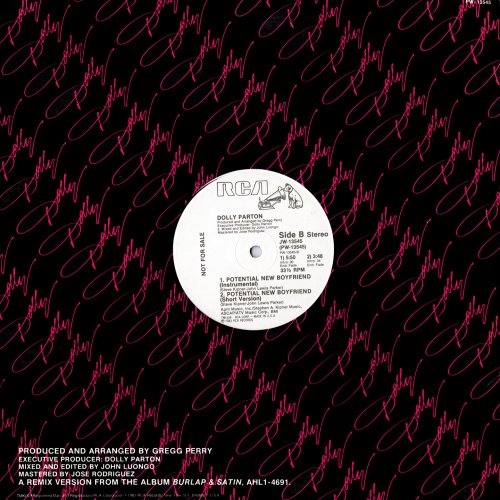 Dolly Parton - Potential New Boyfriend (US 12") (1983)
