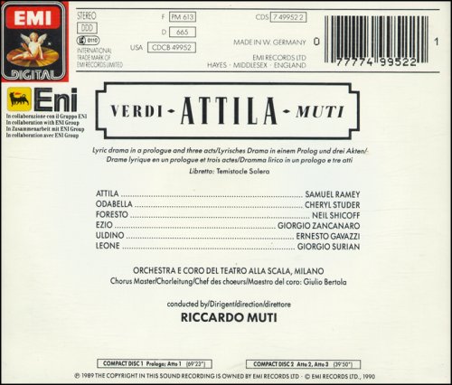 Riccardo Muti - Verdi: Attila (1990)