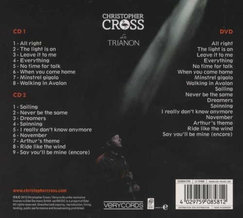 Christopher Cross - A Night in Paris (Live) (2013) [Hi-Res + DVD]