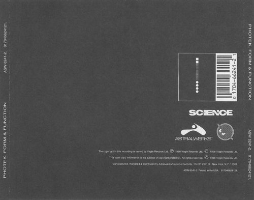 Photek - Form & Function (1998) [CD-Rip]