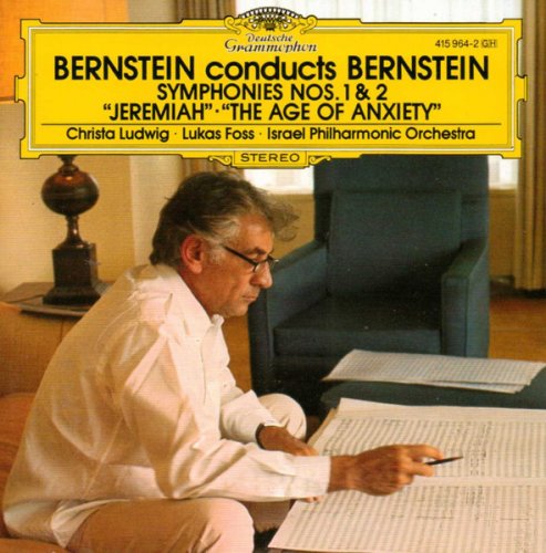 Christa Ludwig, Lukas Foss, Leonard Bernstein - Bernstein: Symphonies No.1 'Jeremiah' & No.2 'The Age of Anxiety' (1999)