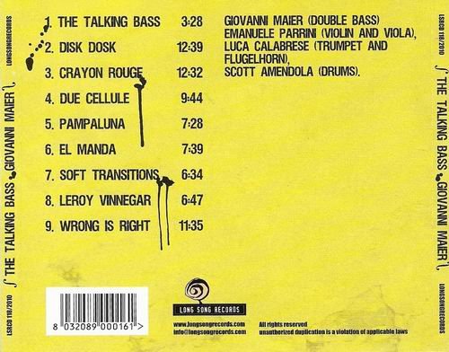 Giovanni Maier - The Talking Bass (2010)