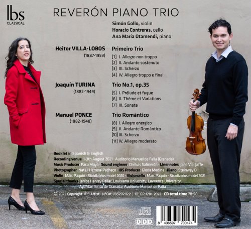Simón Gollo, Horacio Contreras, Ana María Otamendi - Latin America & Hispanic Piano Trios (2023) [Hi-Res]