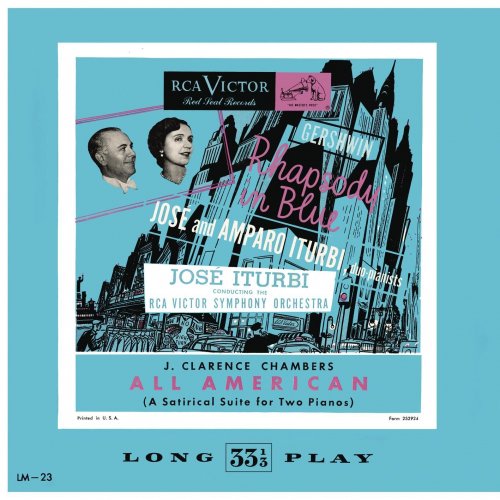 José Iturbi - Gershwin: Rhapsody in Blue - Chambers: All American - Gould: American Symphonette No. 4 (2023 Remastered Version) (2023) [Hi-Res]