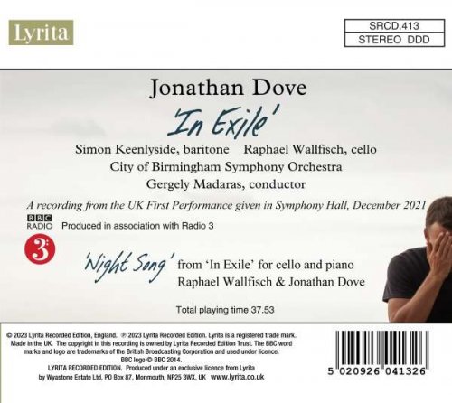 Simon Keenlyside - Jonathan Dove: In Exile (2023)