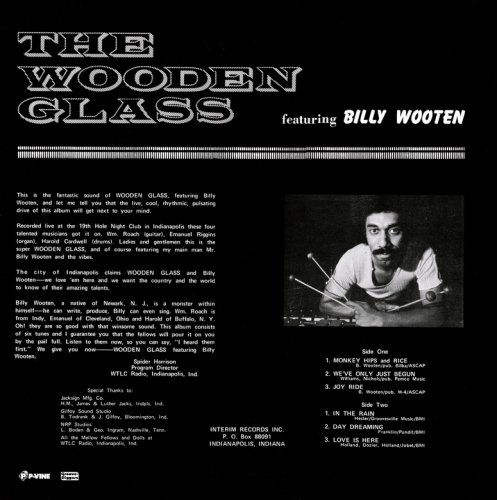 The Wooden Glass feat. Billy Wooten - Recorded Live (2021) LP