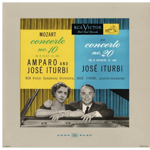 José Iturbi - Mozart: Piano Concertos No. 10 for 2 Pianos & No. 20 (2023 Remastered Version) (2023) [Hi-Res]