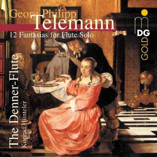 Konrad Hünteler - Telemann: 12 Fantasias for Flute Solo (1995)