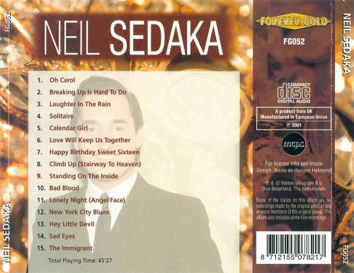 Neil Sedaka - Ultimate Collection (2001) CD-Rip