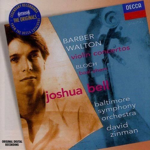 Joshua Bell – Barber, Walton: Violin Concertos, Bloch: Baal Shem (1997) CD-Rip