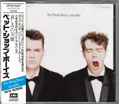 Pet Shop Boys - Actually (1987) [Japanese Edition]