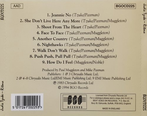 Judie Tzuke - Ritmo (1983) [1994]