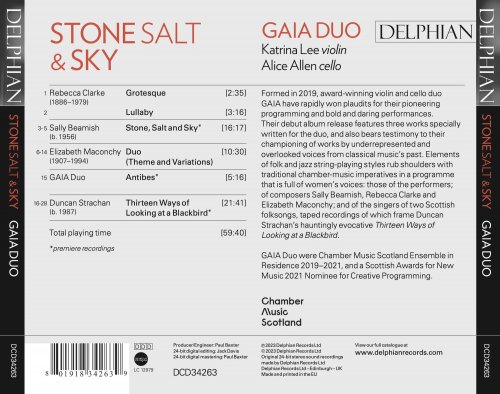 Gaia Duo - Stone, Salt & Sky: Beamish | Maconchy | Strachan | R Clarke (2023) [Hi-Res]