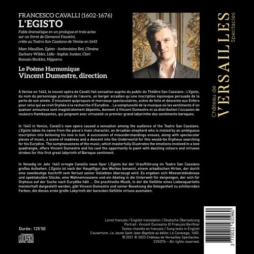 Vincent Dumestre, Le Poème Harmonique - L'Egisto (2023) [Hi-Res]