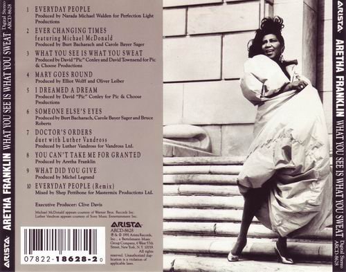 Aretha Franklin - What You See Is What You Sweat (1991)