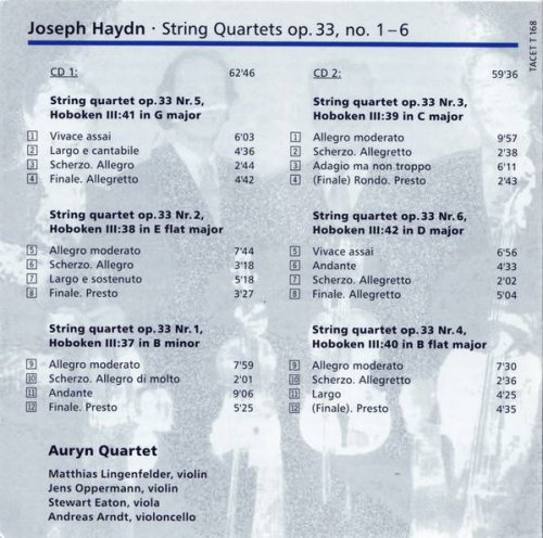 Auryn Quartett - Haydn: String Quartets Op. 33 (2008) CD-Rip