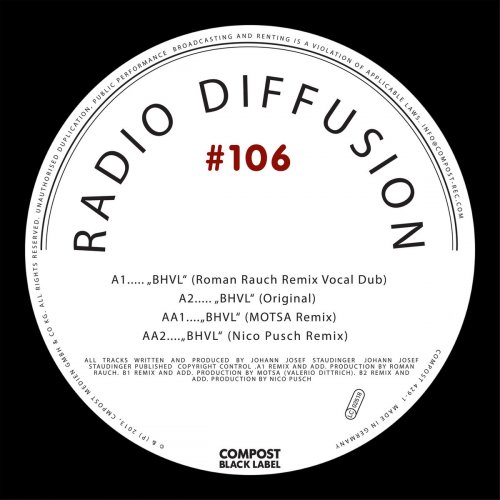 Radio Diffusion - Compost Black Label #106 (2013) FLAC