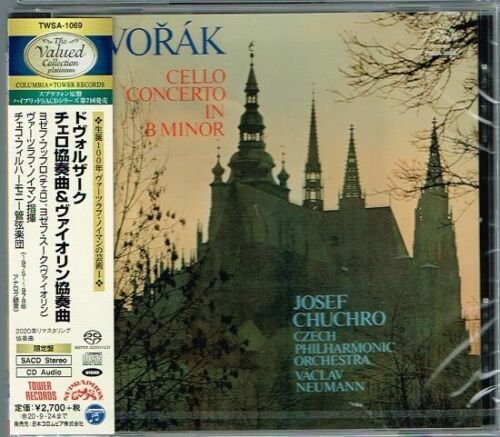 Josef Chuchro, Josef Suk, Vaclav Neumann - Dvorak: Cello and Violin Concertos (1975, 1976) [2020 SACD The Valued Collection Platinum]
