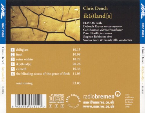Elision Ensemble, Deborah Kayser - Chris Dench: ik(s)land[s] (2005) CD-Rip
