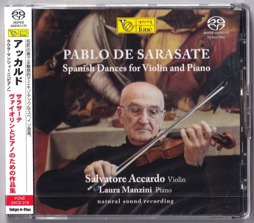 Salvatore Accardo, Laura Manzini - Pablo De Sarasate: Spanish Dances for Violin and Piano (2020) [SACD]