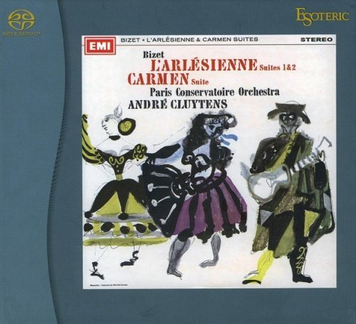 Andre Cluytens, Paris Concervatoire Orchestra - Bizet: L'Arlesienne Suites Nos. 1 & 2, Carmen Suite (1965) [2011 SACD]